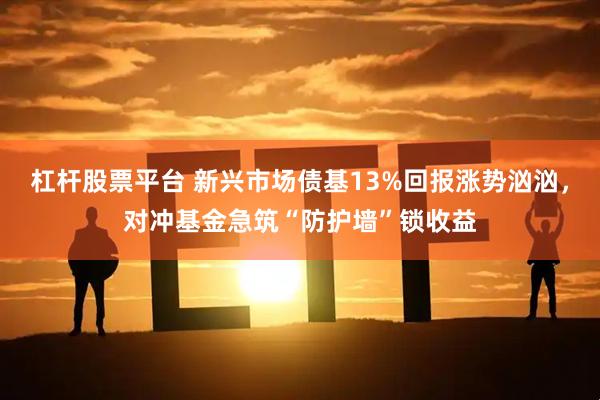 杠杆股票平台 新兴市场债基13%回报涨势汹汹，对冲基金急筑“防护墙”锁收益